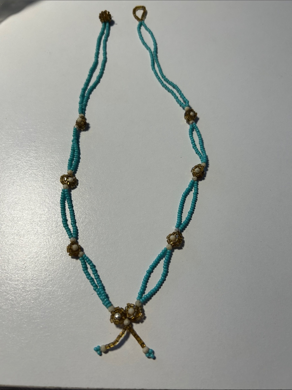 Beaded necklace 17” long